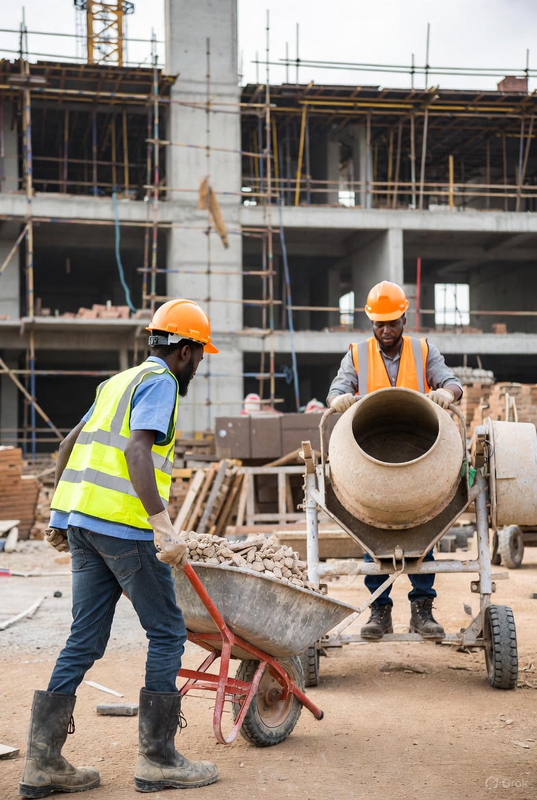 Ghanaian Construction Site
